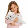 LEAN TOYS West Highland White Terrier Pluszowy Pies Przytulanka, Biały, 40 cm