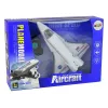 LEAN TOYS Biały zdalnie sterowany myśliwiec F-16 (2,4 GHz, RTF)