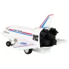 LEAN TOYS Biały zdalnie sterowany myśliwiec F-16 (2,4 GHz, RTF)