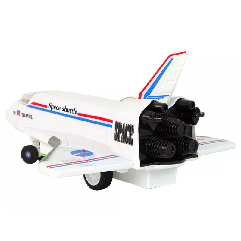 LEAN TOYS Biały zdalnie sterowany myśliwiec F-16 (2,4 GHz, RTF)