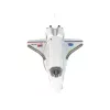 LEAN TOYS Biały zdalnie sterowany myśliwiec F-16 (2,4 GHz, RTF)