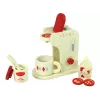 LEAN TOYS Drewniany ekspres do kawy z akcesoriami do kuchni dla dzieci