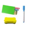 LEAN TOYS Drewniana Tablica Edukacyjna 2w1 Magnetyczno-Kredowa z Akcesoriami Tabliczka Mnożenia Alfabet