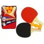 LEAN TOYS Wooden Ping Pong Sticks 3 Balls Cover