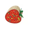 LEAN TOYS Drewniana Gra Magnetyczna Truskawka Łap Robaka