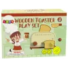 LEAN TOYS Drewniane akcesoria do tostera Śniadanie Kuchnia Dla dzieci