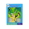 LEAN TOYS Drewniane Drzewo Ptaki Papugi DIY Drewniane Klocki Puzzle