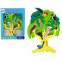 LEAN TOYS Drewniane Drzewo Ptaki Papugi DIY Drewniane Klocki Puzzle