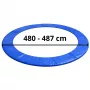 Lean Trampoline Spring Pad - Blue - Fits 480-487 cm (16 ft) Round Trampolines - 28 cm Wide, 20 mm Thick, UV-Resistant PVC