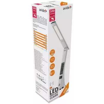 Avide LED Lampa Biurkowa Business Claude Kalendarz Biała 5W