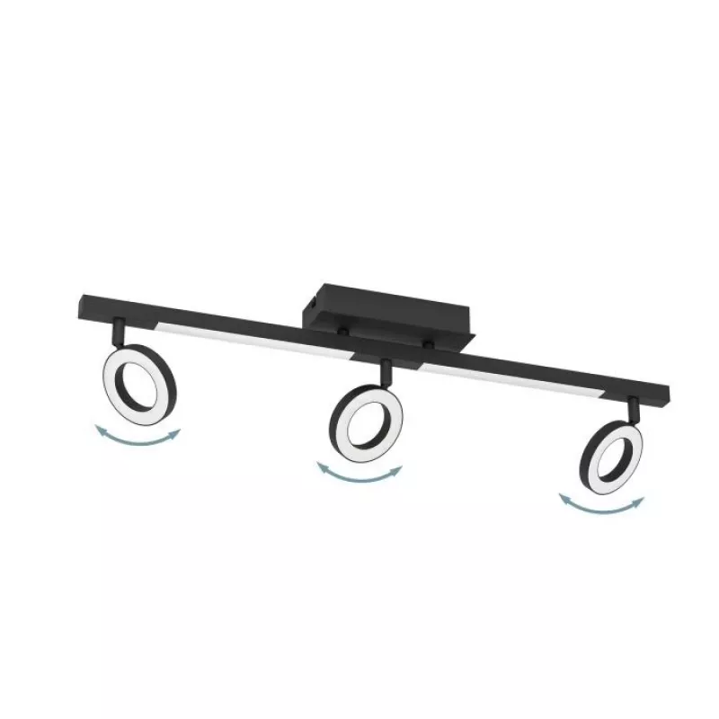 EGLO Cardillio 2 900515 Lampa sufitowa LED, czarna