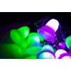 Lampka LED łańcuchowa z dzwoneczkami, 20 ciepłych białych diod LED, 2,5 m, na baterie, złota
