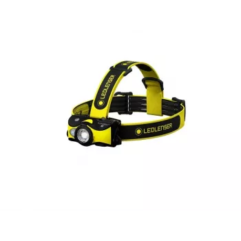 Ledlenser iH9R Ładowalna latarka czołowa LED, czarno-żółta, 600 lm, IP54