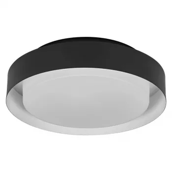 LEDVANCE PLAFOND ORBIS MADRID 2XE27 BK Lampa sufitowa czarna