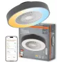LEDVANCE SMART WIFI Ceiling Fan CYL REM 76W D550T - Inteligentny wentylator sufitowy z wbudowanym oświetleniem LED, regulowaną bielą, sterowany pilotem i aplikacją