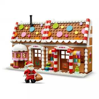 LEGO 40809 sezonowy zestaw świąteczny domek z piernika (136 elementów, wiek 7+)