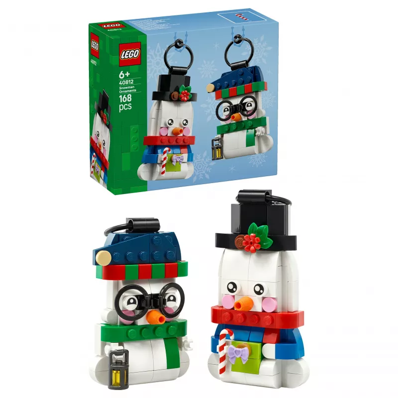 LEGO 40812 Seasonal Snowmen Zestaw konstrukcyjny dekoracja świąteczna bałwany (153 elementy)