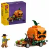 Zestaw klocków LEGO 40822 Jack-O'-Lantern Pickup Truck - 200 elementów, minifigurka stracha na wróble, model dekoracyjny na Halloween