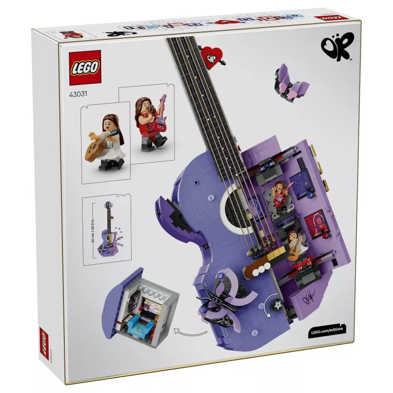 LEGO 43031 Bricks Editions Music Podwójna gitara Olivii Rodrigo