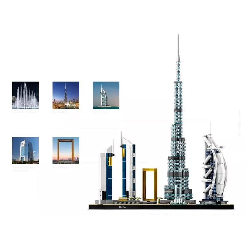 LEGO Architecture Dubai Skyline Collection 21052 Zestaw konstrukcyjny