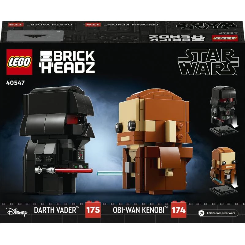 LEGO BrickHeadz Obi-Wan Kenobi i Darth Vader (40547)