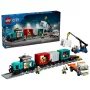 LEGO City 60509 Pociąg towarowy z dźwigiem i ciężarówką