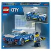 LEGO City Samochód Policyjny 60312 Zestaw do Budowy z Minifigurką i Pachołkiem Drogowym (94 Elementy, Wiek 5+)