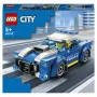 LEGO City Samochód Policyjny 60312 Zestaw do Budowy z Minifigurką i Pachołkiem Drogowym (94 Elementy, Wiek 5+)