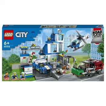 LEGO City Posterunek Policji Zestaw Budowlany 60316