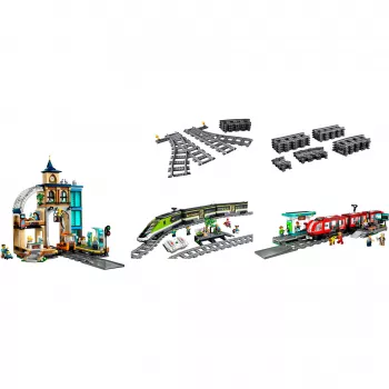 Zestaw LEGO City Dworzec Kolejowy Kompletny
