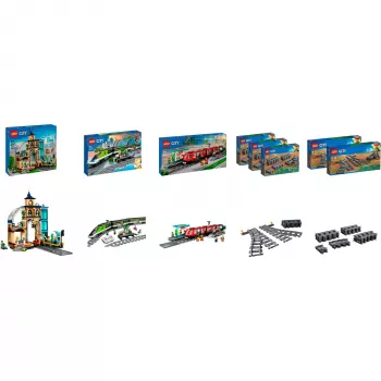 Zestaw LEGO City Dworzec Kolejowy Kompletny