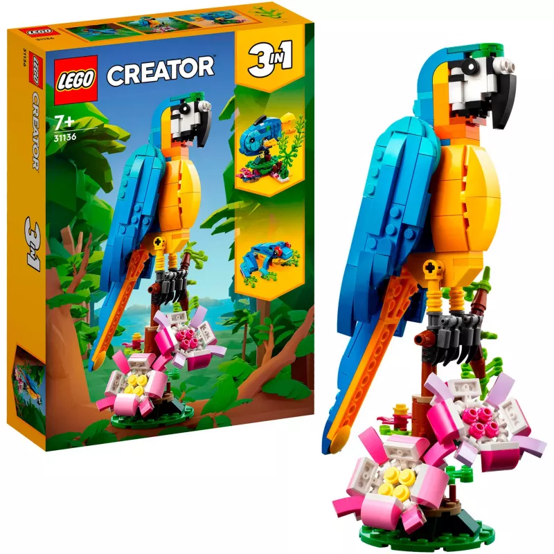 LEGO Creator Zestaw Dzikich Zwierząt 3 w 1 Klocki (1171 elementów)