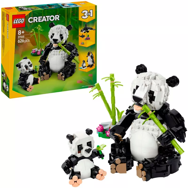 LEGO Creator Zestaw Dzikich Zwierząt 3 w 1 Klocki (1171 elementów)