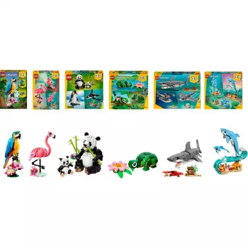 LEGO Creator Zestaw Dzikich Zwierząt 3 w 1 Klocki (1171 elementów)