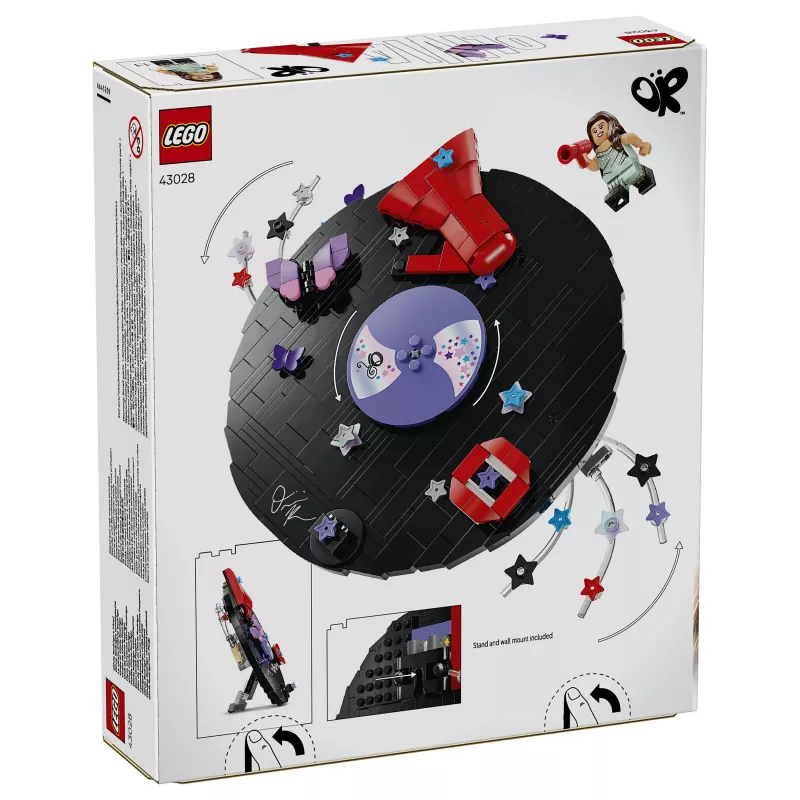 LEGO DOTS 43028 Płyta winylowa Olivii Rodrigo - Kreatywny zestaw do rękodzieła