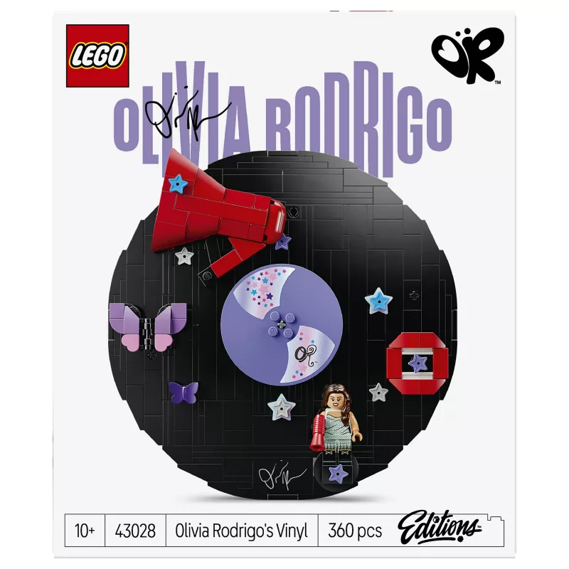 LEGO DOTS 43028 Płyta winylowa Olivii Rodrigo - Kreatywny zestaw do rękodzieła