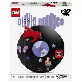 LEGO DOTS 43028 Płyta winylowa Olivii Rodrigo - Kreatywny zestaw do rękodzieła