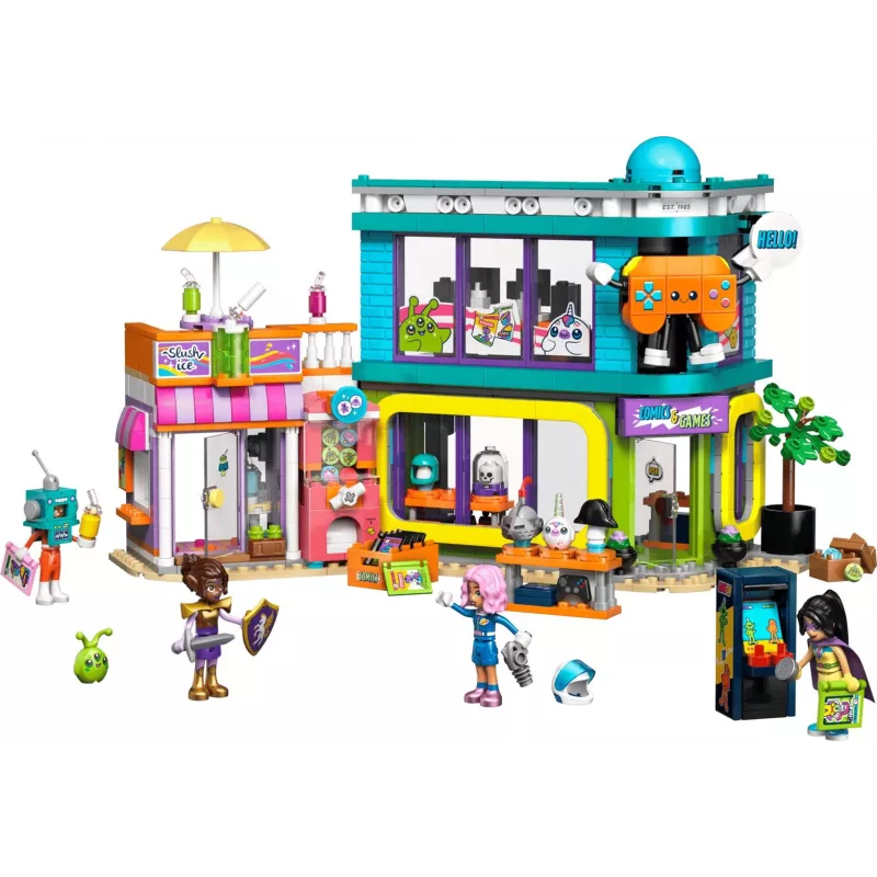 LEGO Friends 42674 Zestaw budowlany Sklep z komiksami i grami