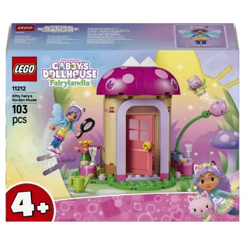 LEGO Gabby's Dollhouse Domek Ogrodowy Kociej Wróżki 11212 Zestaw Konstrukcyjny dla Dzieci 4+ (130 Elementów)
