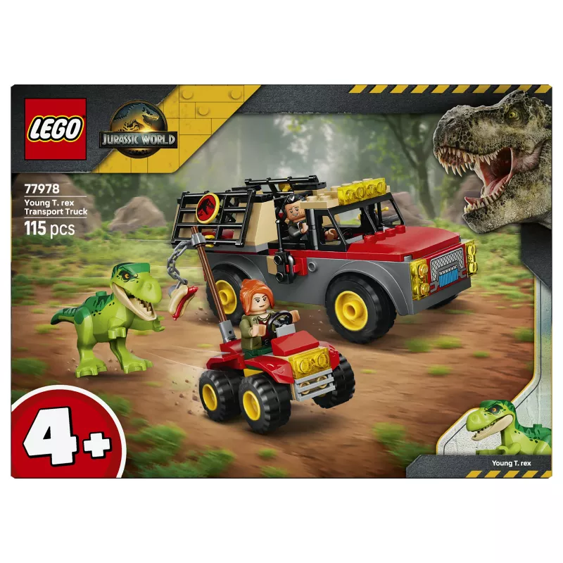 LEGO Jurassic World 77978 Zestaw konstrukcyjny Transport młodego T. rexa