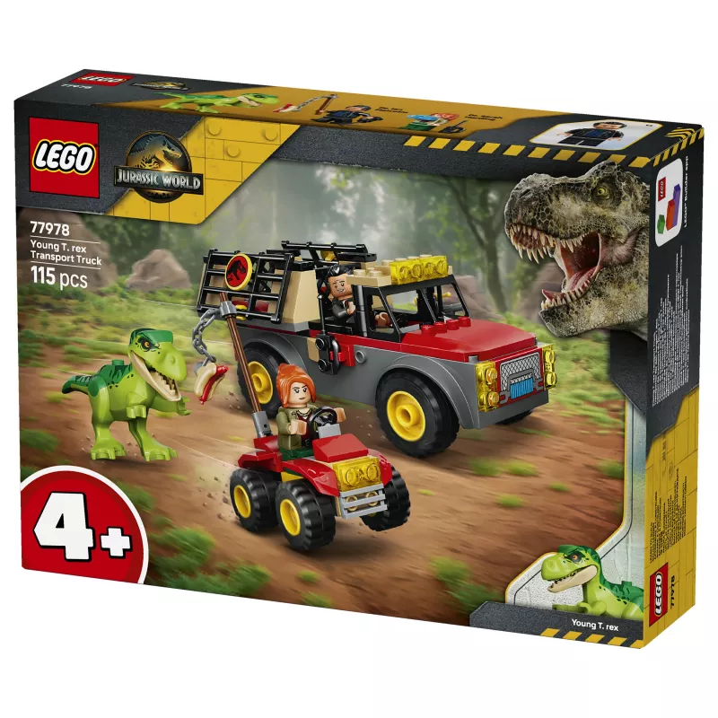 LEGO Jurassic World 77978 Zestaw konstrukcyjny Transport młodego T. rexa