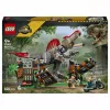 LEGO Jurassic World 77982 Spinosaurus Dinosaur Escape Zestaw Budowlany z Minifigurkami Owena Grady i Claire Dearing (248 elementów)