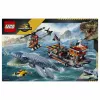 LEGO Jurassic World 77983 Mosasaurus Dinosaur Boat Attack (280 elementów, 3 minifigurki, wiek 7+)