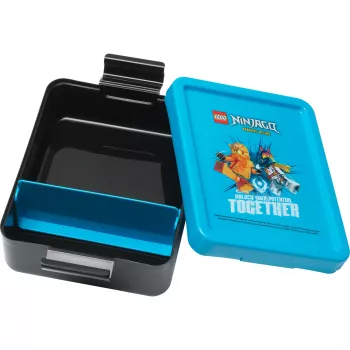 LEGO Lunch Box Ninjago Niebieski/Czarny PP z Grafiką Emotikon 1.2L