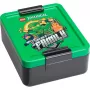 LEGO Pudełko śniadaniowe Lunch Box Ninjago Green - 1,2 l, PP dopuszczony do kontaktu z żywnością, z grafiką emotikon