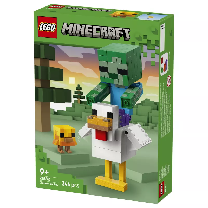 LEGO Minecraft 21582 Zestaw konstrukcyjny Chicken Jockey