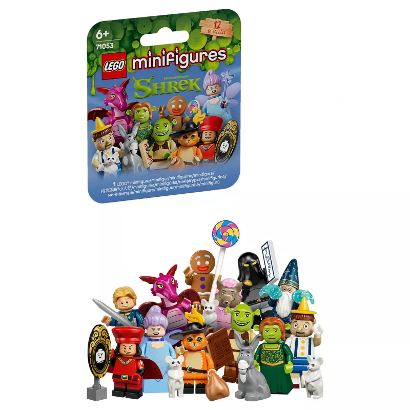 LEGO Minifigures 71053 seria Shrek (1 losowa minifigurka) woreczek-niespodzianka