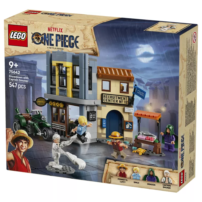 LEGO One Piece 75642 Starcie z Kapitanem Smokerem Zestaw Budowlany