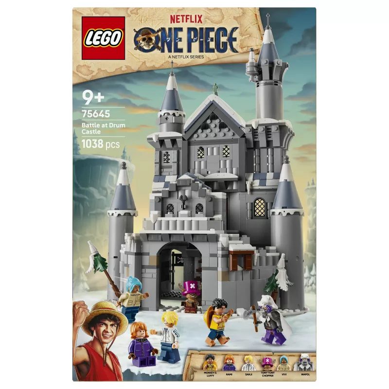 LEGO One Piece 75645 Bitwa o Zamek Drum Zestaw konstrukcyjny (1250 elementów, 7 minifigurek)