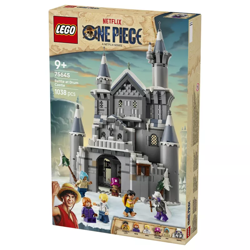 LEGO One Piece 75645 Bitwa o Zamek Drum Zestaw konstrukcyjny (1250 elementów, 7 minifigurek)